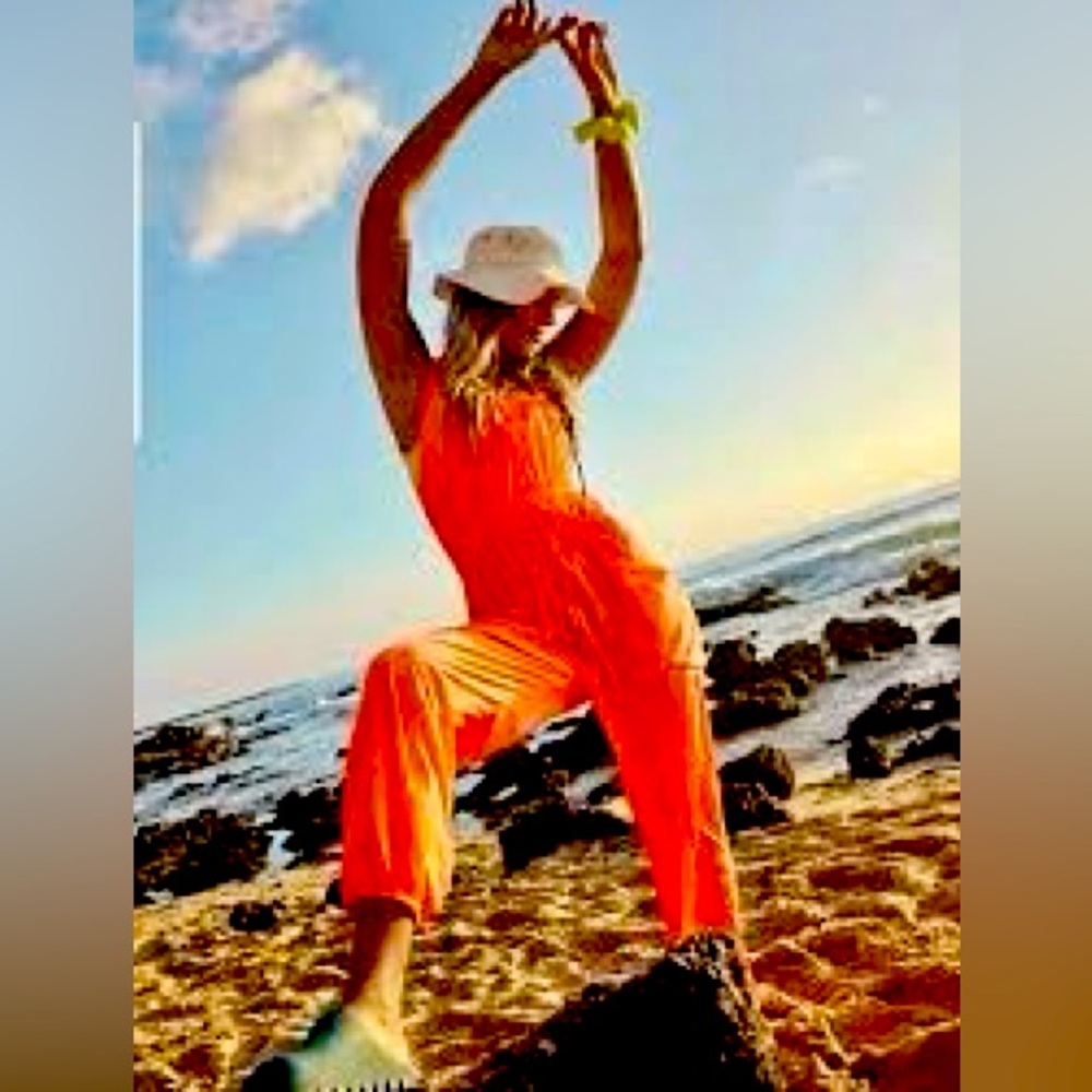 Free People movement Tropic sport one piece 
Lightweight jumpsuit 
Never worn